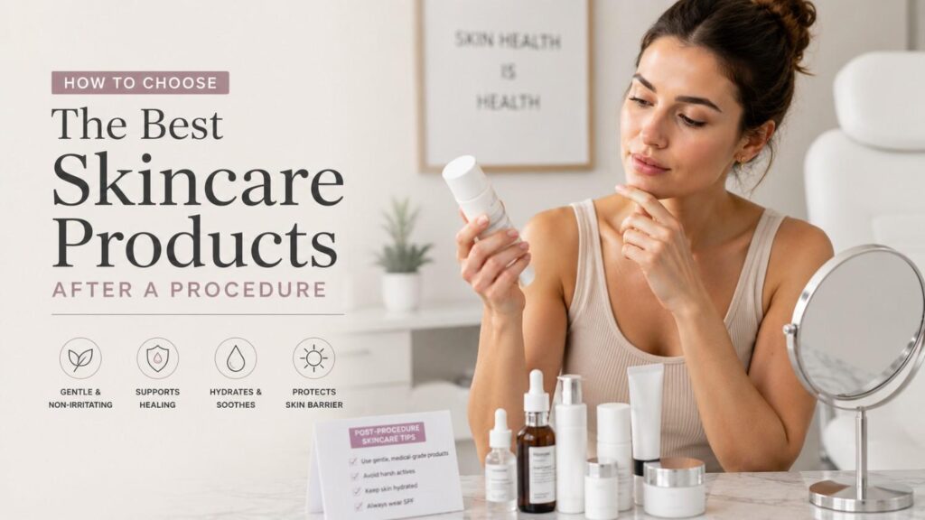 How to Choose the Best Skincare Products After a Procedure
